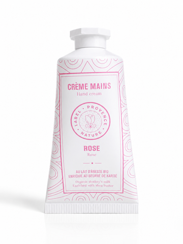 Crème mains au lait d'ânesse Bio et Rose