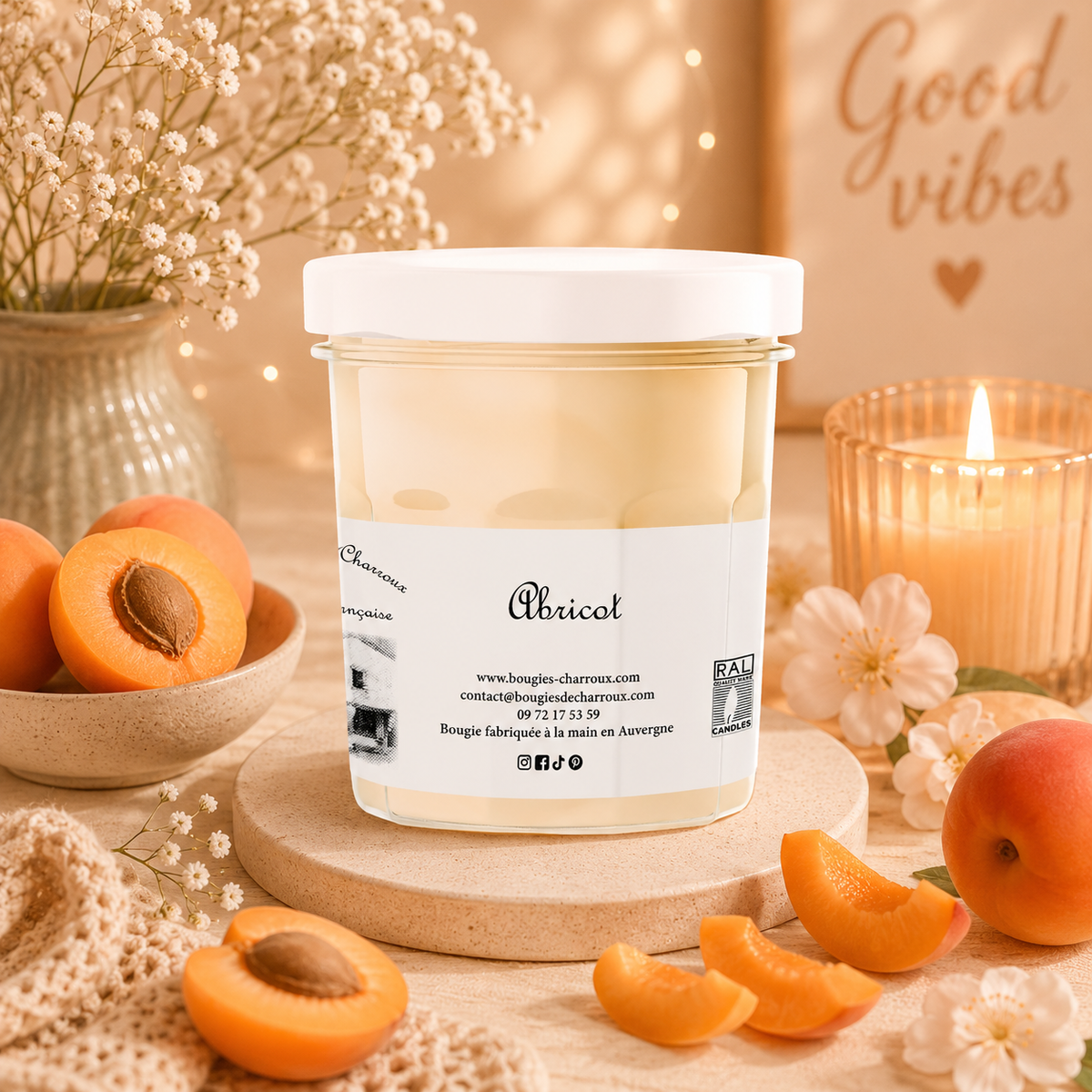 Bougie parfumée ABRICOT