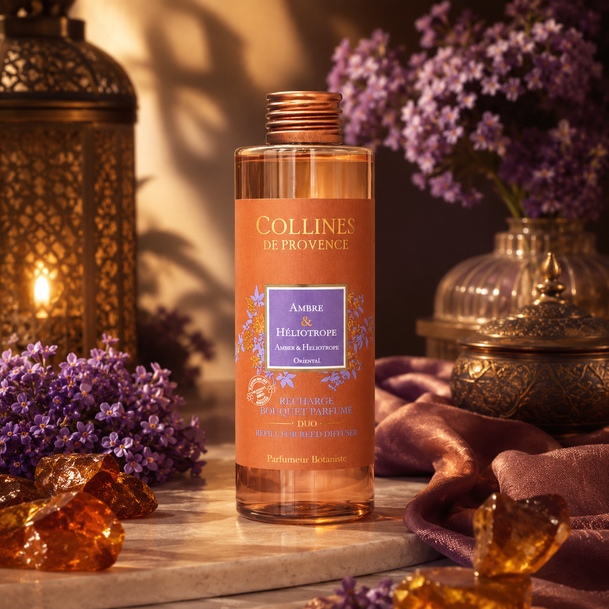 Recharge Diffuseur de parfum Ambre & Héliotrope