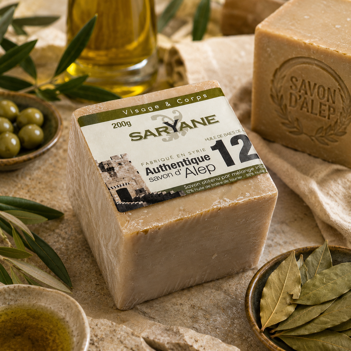 Savon D’Alep Traditionnel 12%