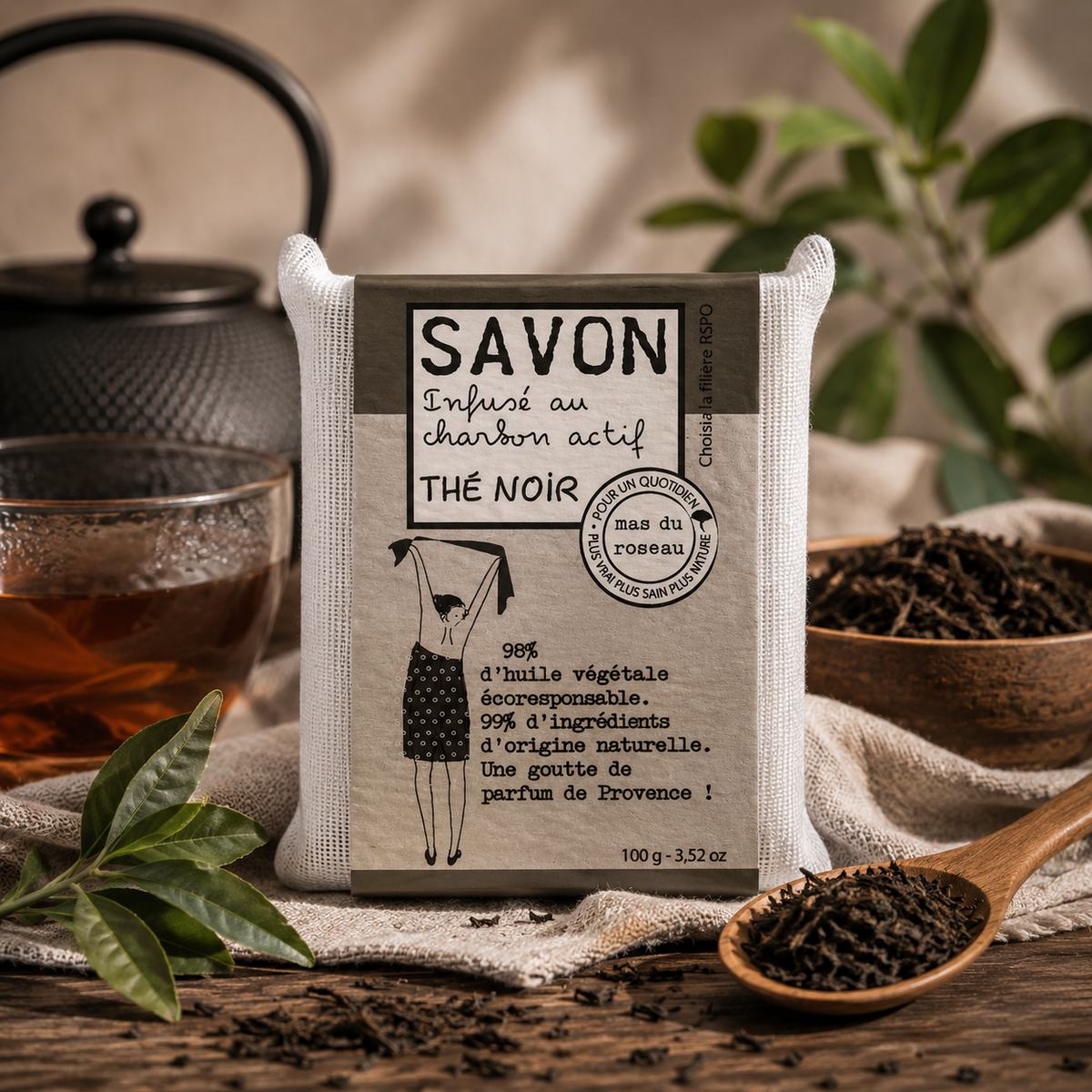 SAVONNETTE THÉ NOIR