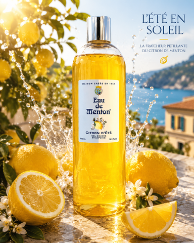 Eau de Menton Citron d’Eté – Gel Douche/Shampoing