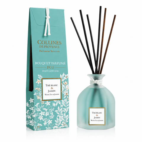 Diffuseur d’Ambiance à bâtonnets "Thé Blanc & Jasmin"