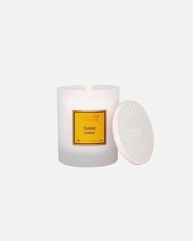Bougie Parfumée Ambre Coulée à la main