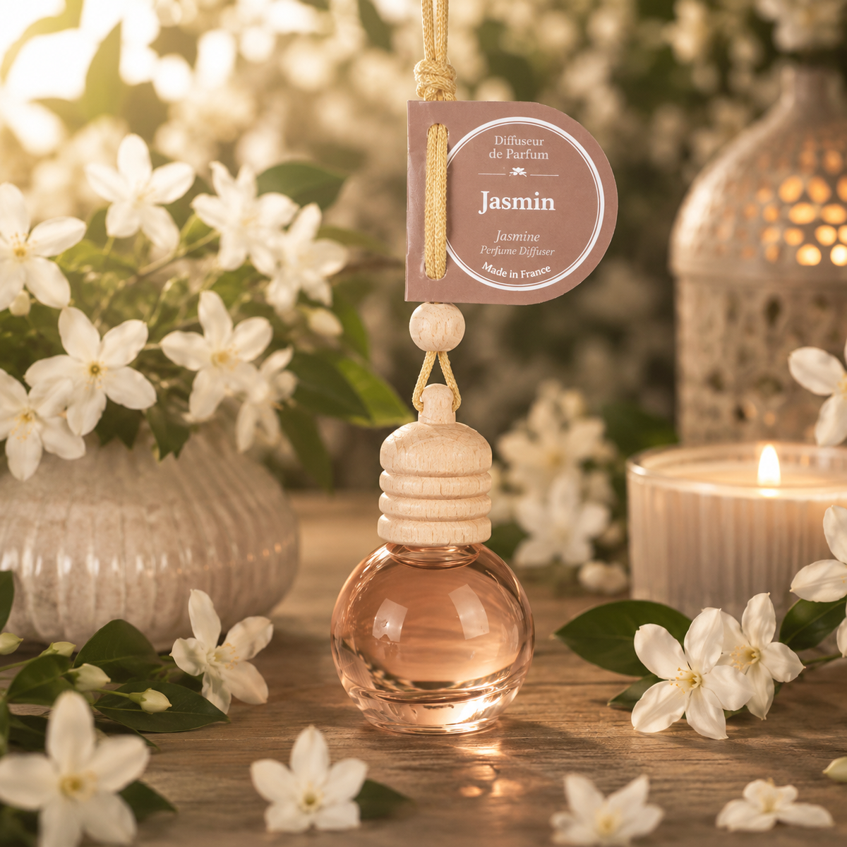 Diffusseur de parfum a suspendre Jasmin 10 ml