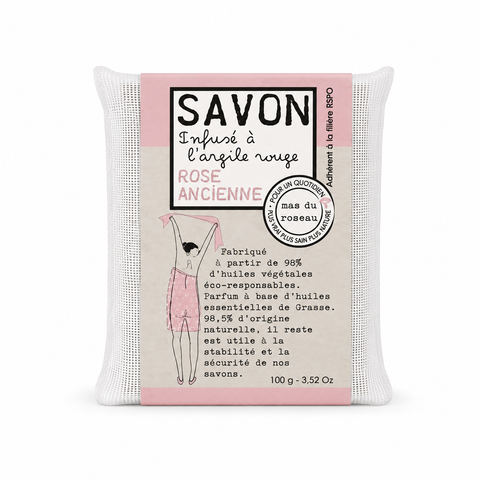 SAVONNETTE PARFUMEE COLOREE – Rose Ancienne