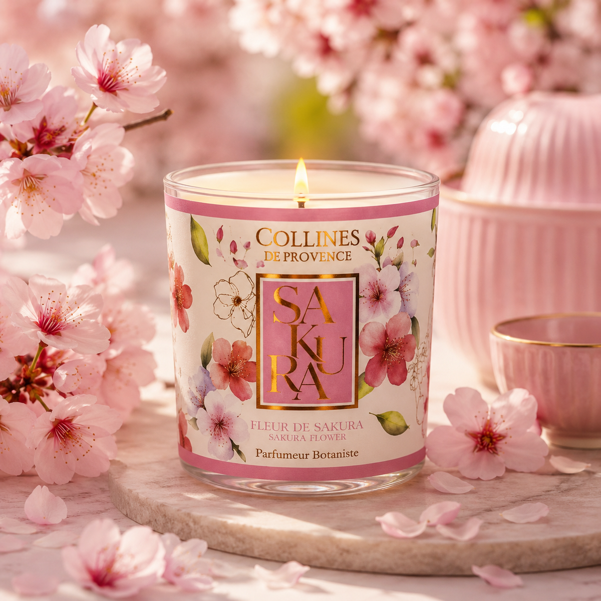 Bougie Parfumée Fleur de Sakura "série limitée"