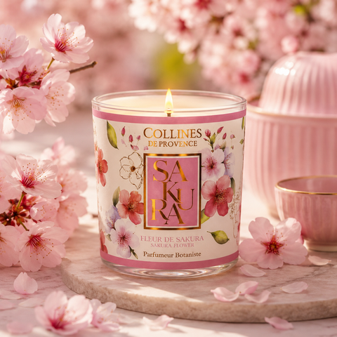 Bougie Parfumée Fleur de Sakura "série limitée"