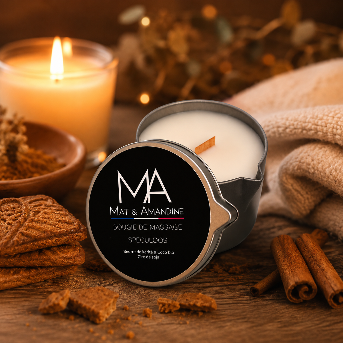 SPECULOOS – BOUGIE DE MASSAGE