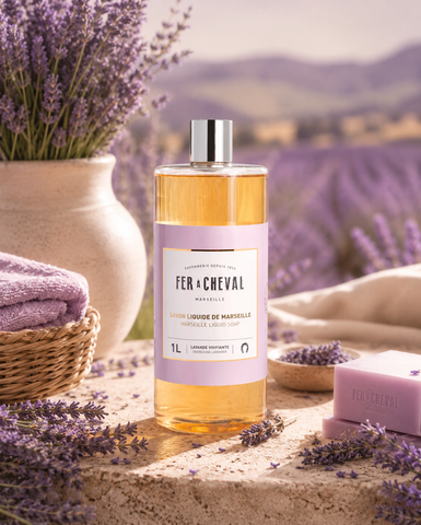 SAVON LIQUIDE DE MARSEILLE LAVANDE VIVIFIANTE 1L