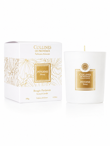 Bougie Parfumée Pivoine Coulée à la main