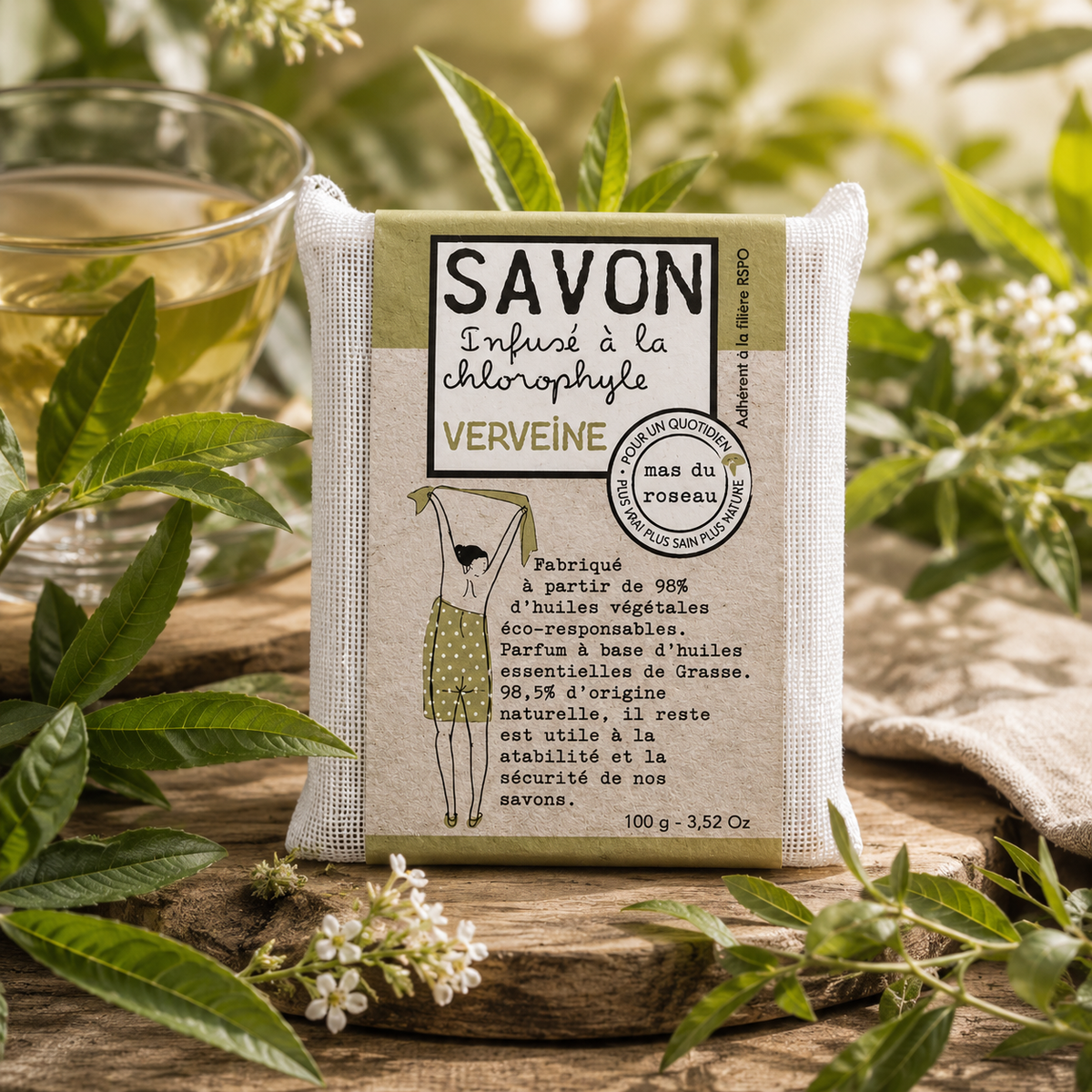 SAVONNETTE PARFUMEE COLOREE VERVEINE