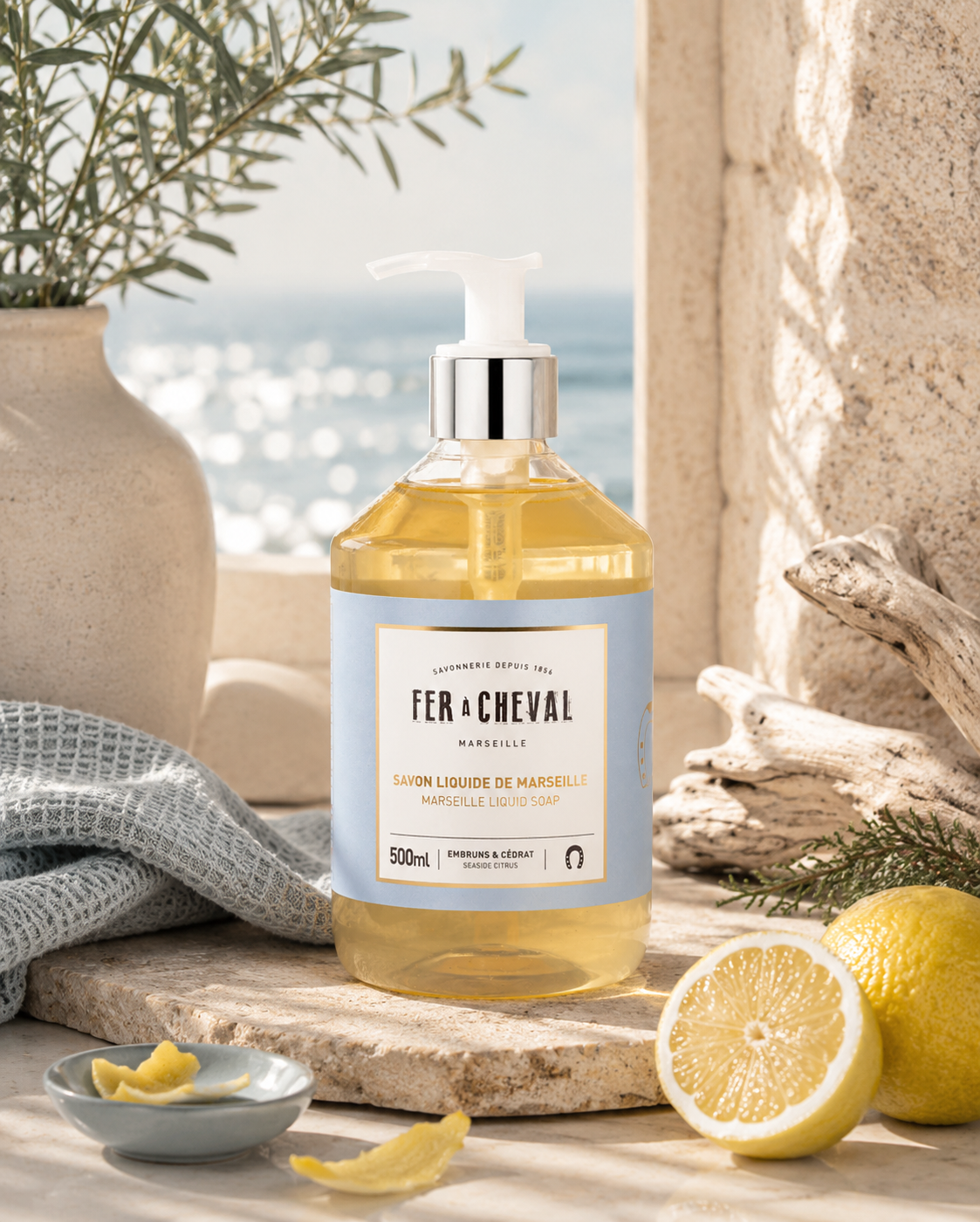 SAVON LIQUIDE DE MARSEILLE EMBRUNS & CÉDRAT 500ML