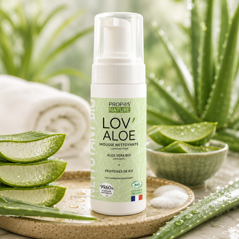 Mousse nettoyante Lov'Aloe