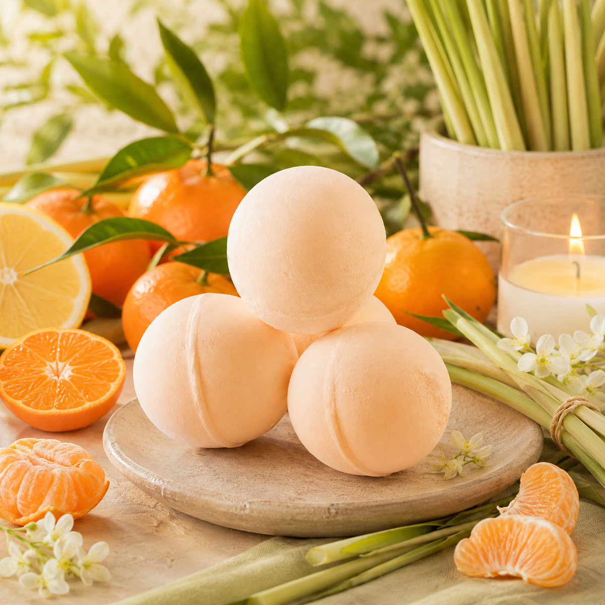 Boule de bain Citronnelle/Mandarine