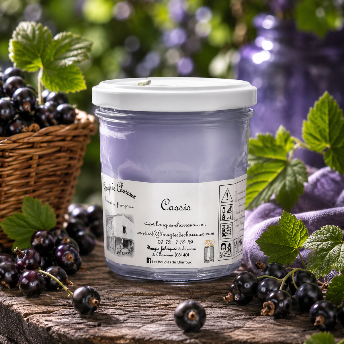Bougie parfumée CASSIS