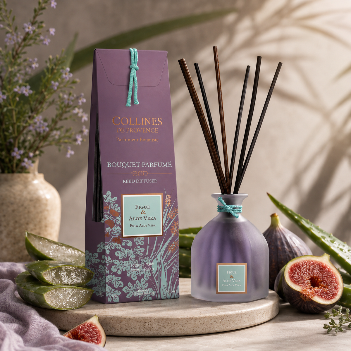 Diffuseur d’Ambiance à bâtonnets "Figue & Aloe Véra "