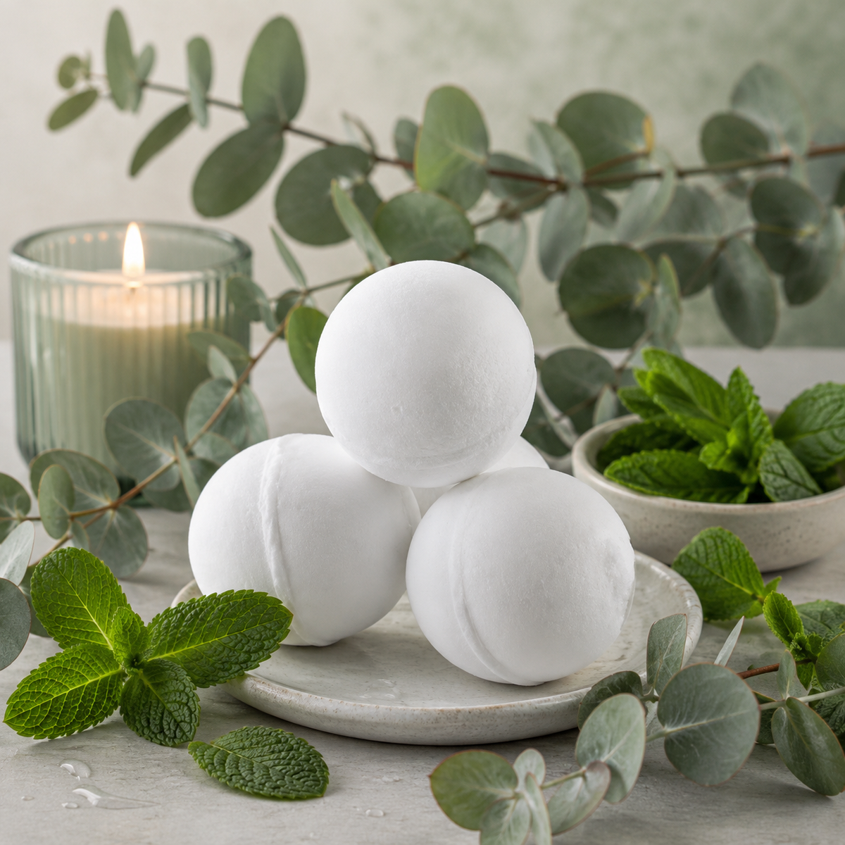 Boule de bain Eucalyptus/Menthe poivrée