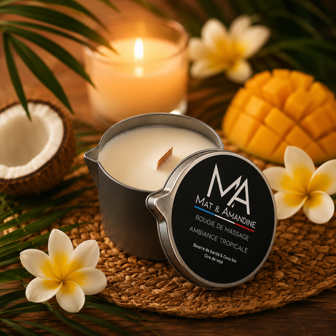 AMBIANCE TROPICALE – BOUGIE DE MASSAGE