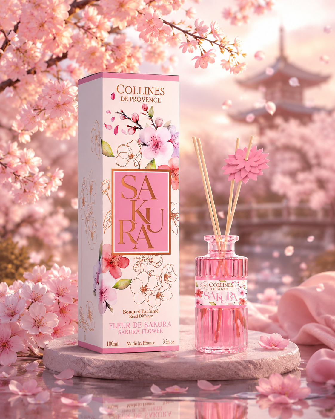 Diffuseur d’Ambiance à bâtonnets "SAKURA"