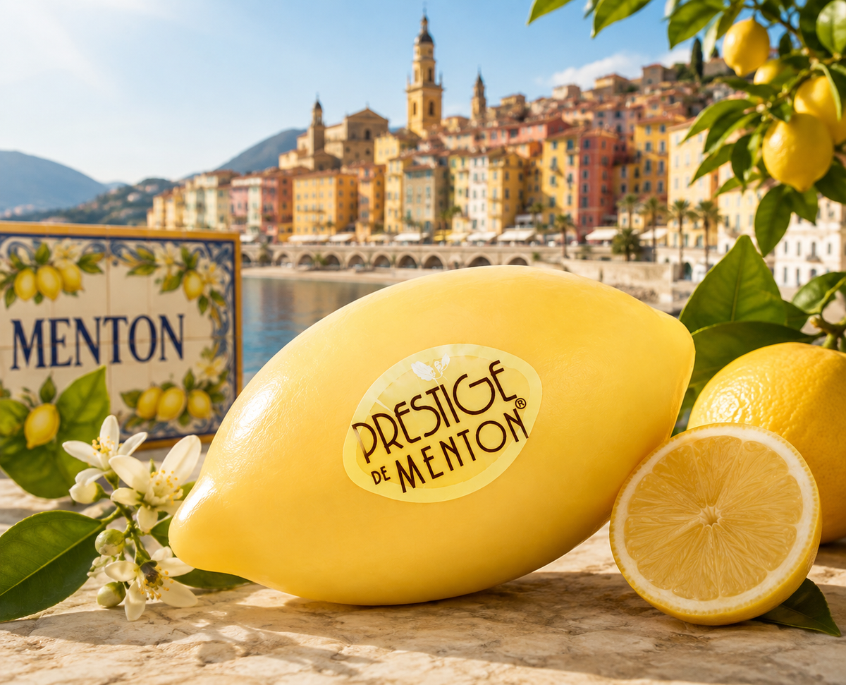 Savon Citron jaune Prestige de Menton – A l’huile d’Olive Bio 150g
