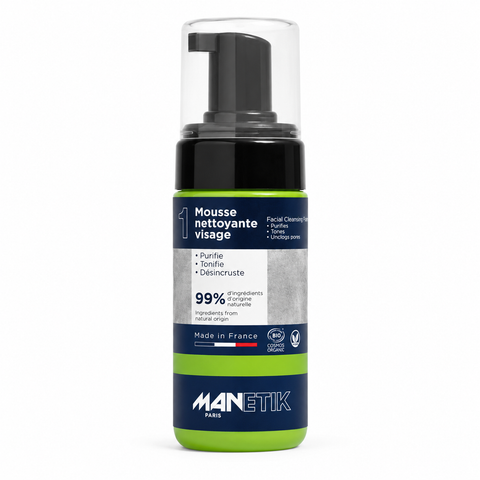 Mousse nettoyante visage