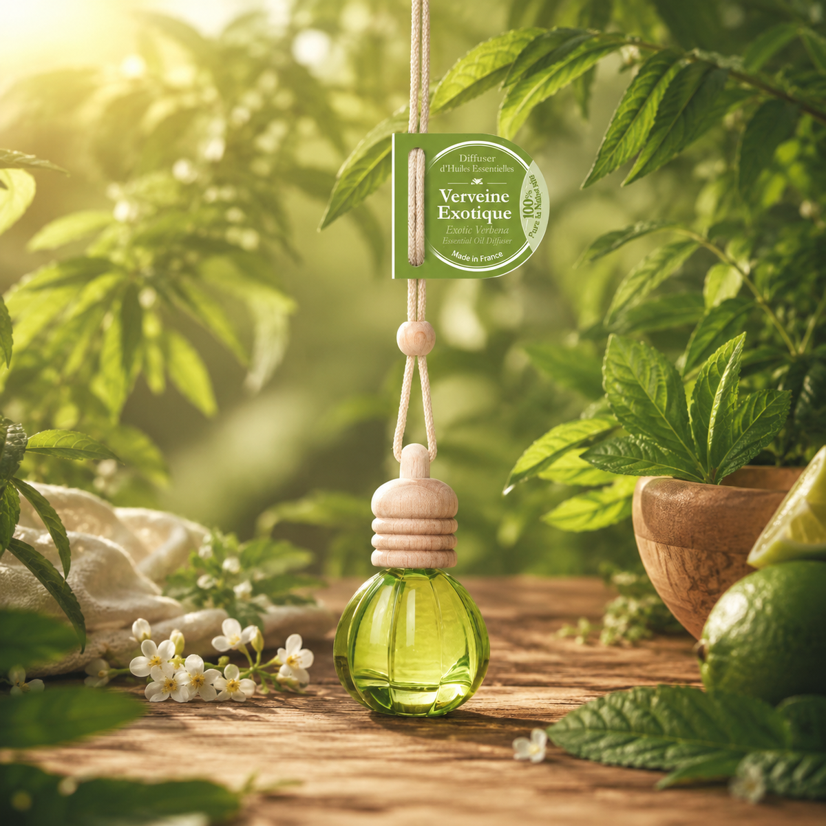 Diffusseur d'huiles essentielle 12ml Verveine Exotique.