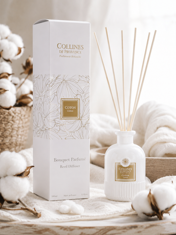 Diffuseur d’Ambiance à bâtonnets  "Coton"