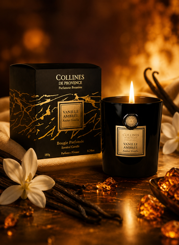 Bougie Parfumée Vanille Ambrée