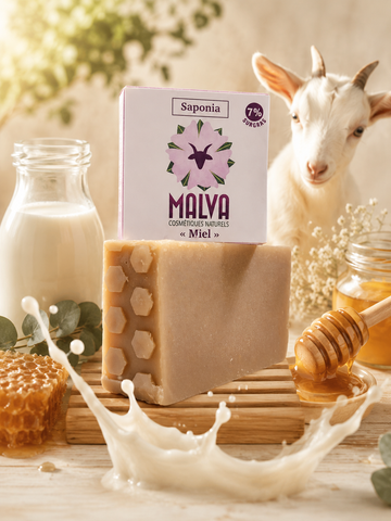 Savon au lait de chèvre miel