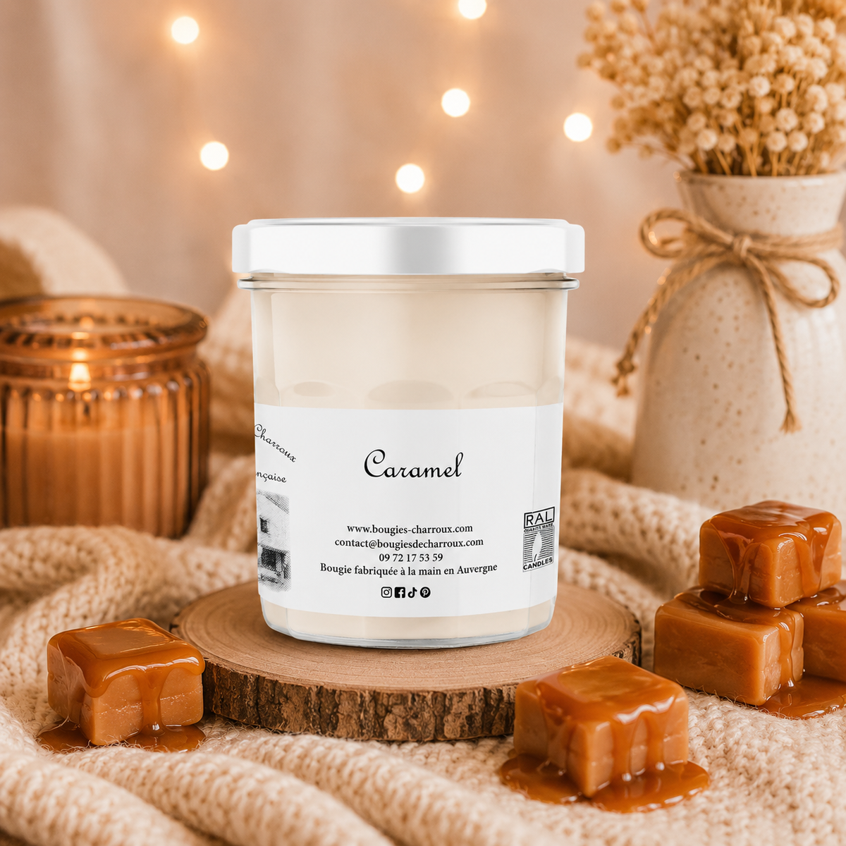 Bougie parfumée CARAMEL