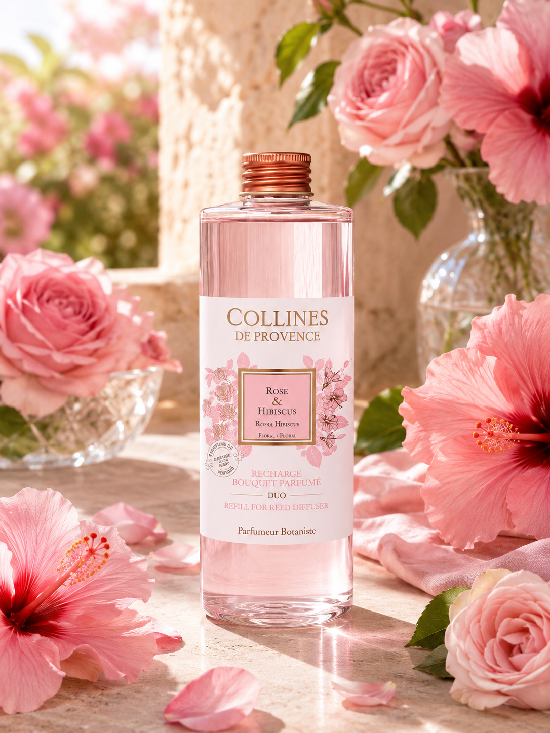 Recharge diffuseur d'ambiance "Rose&Hibiscus "