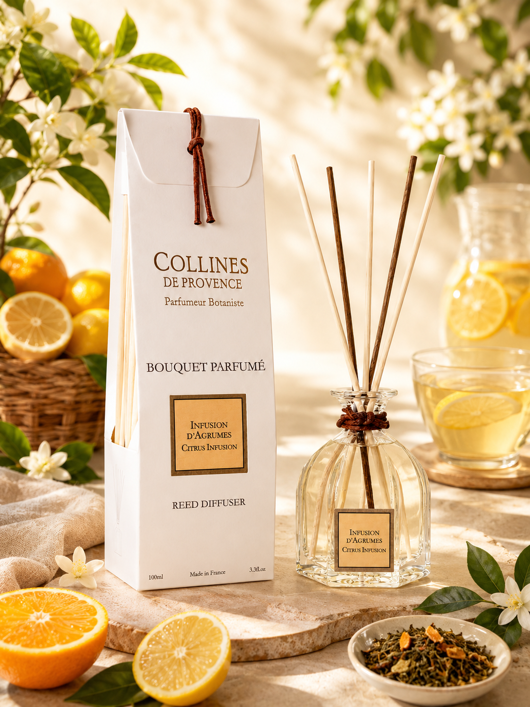 Diffuseur d'Ambiance à bâtonnets INFUSION D'AGRUMES