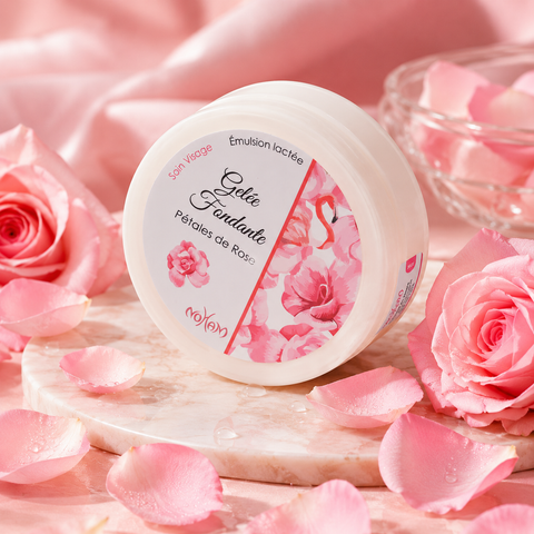 GELÉE FONDANTE "PÉTALES DE ROSE"