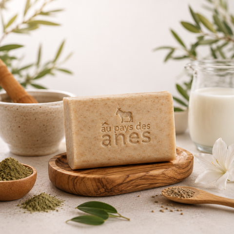 Savon ayurved’âne au lait d’ânesse biologique 100 g