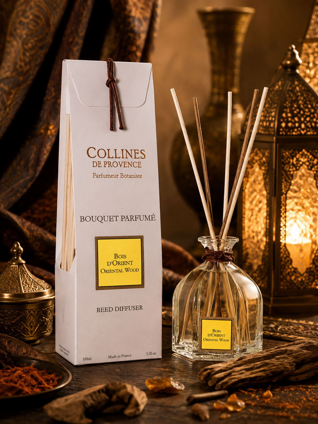 Diffuseur d’Ambiance à bâtonnets BOIS D'ORIENT