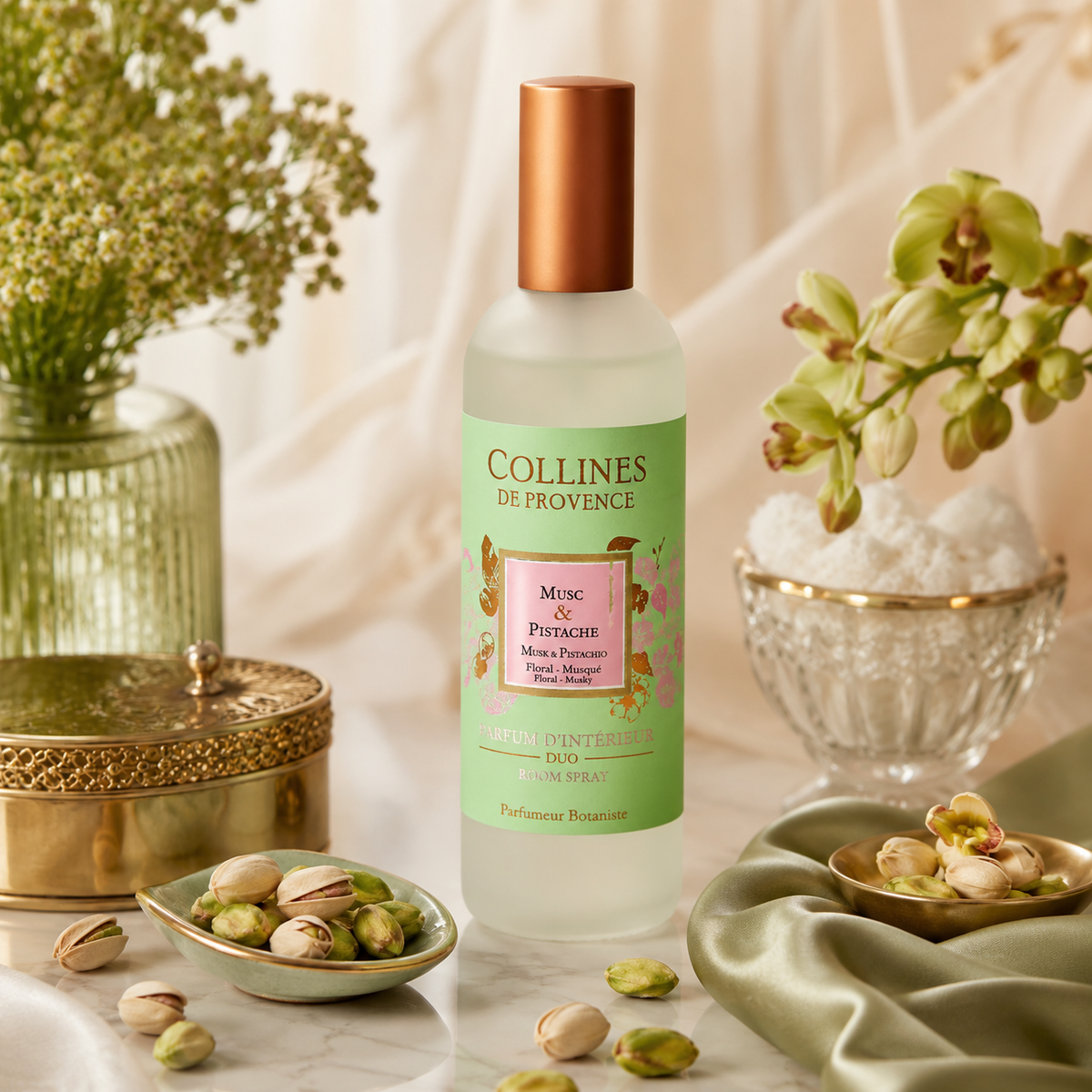 Parfum d'intérieur Musc & Pistache