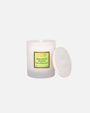 Bougie Parfumée Bergamote Fraîche Coulée à la main