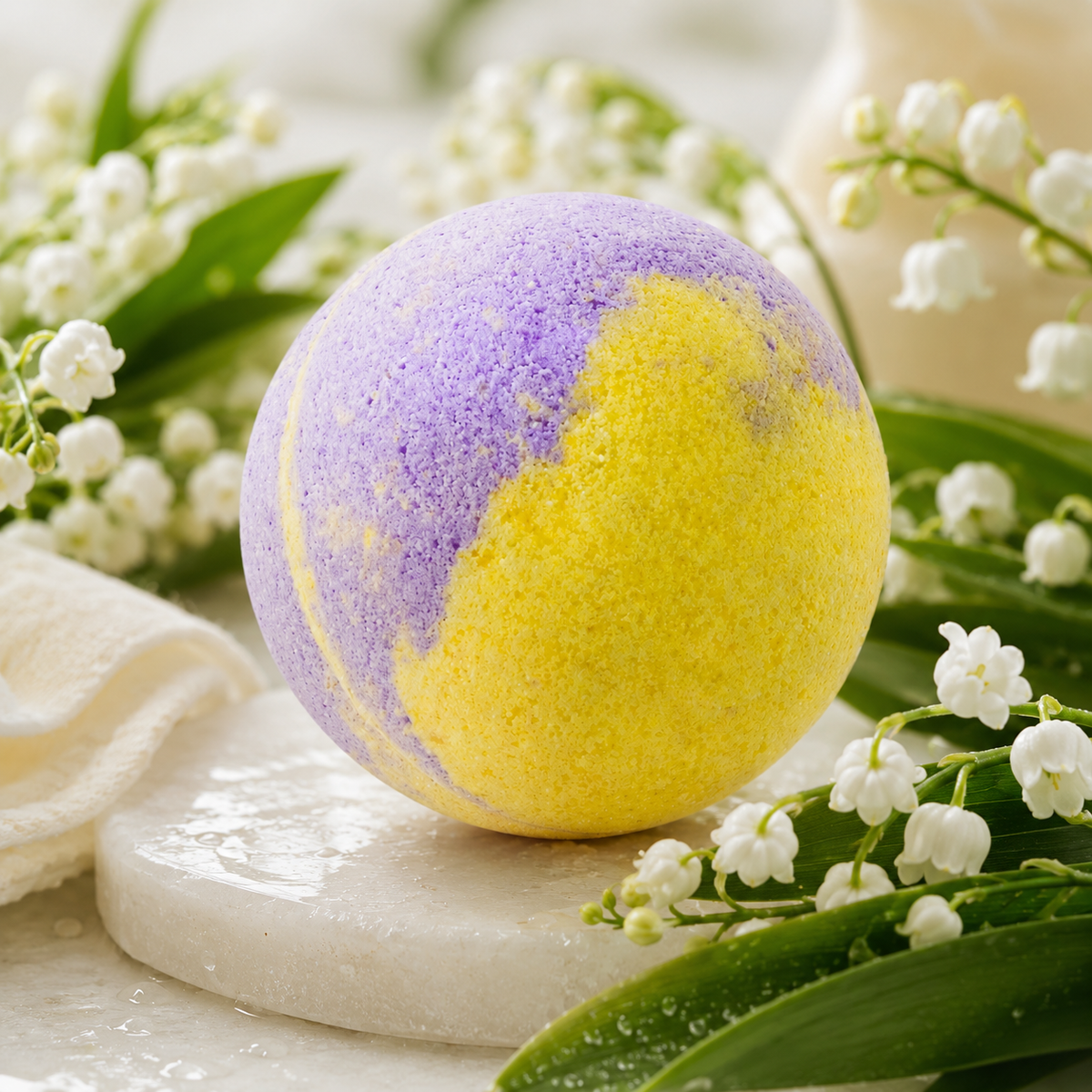 Boule de bain muguet