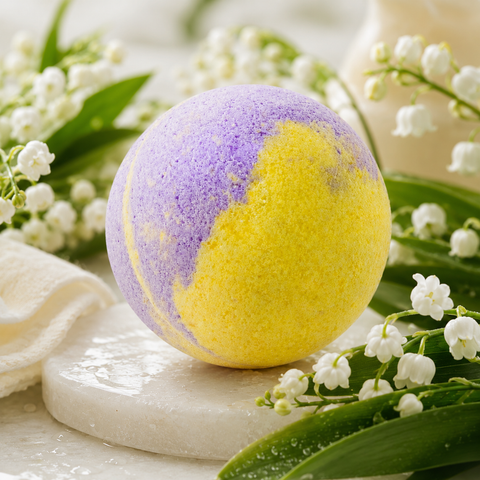 Boule de bain muguet