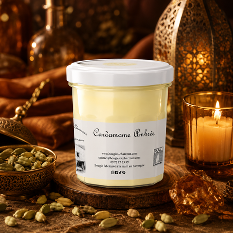 Bougie parfumée CARDAMOME AMBRÉE