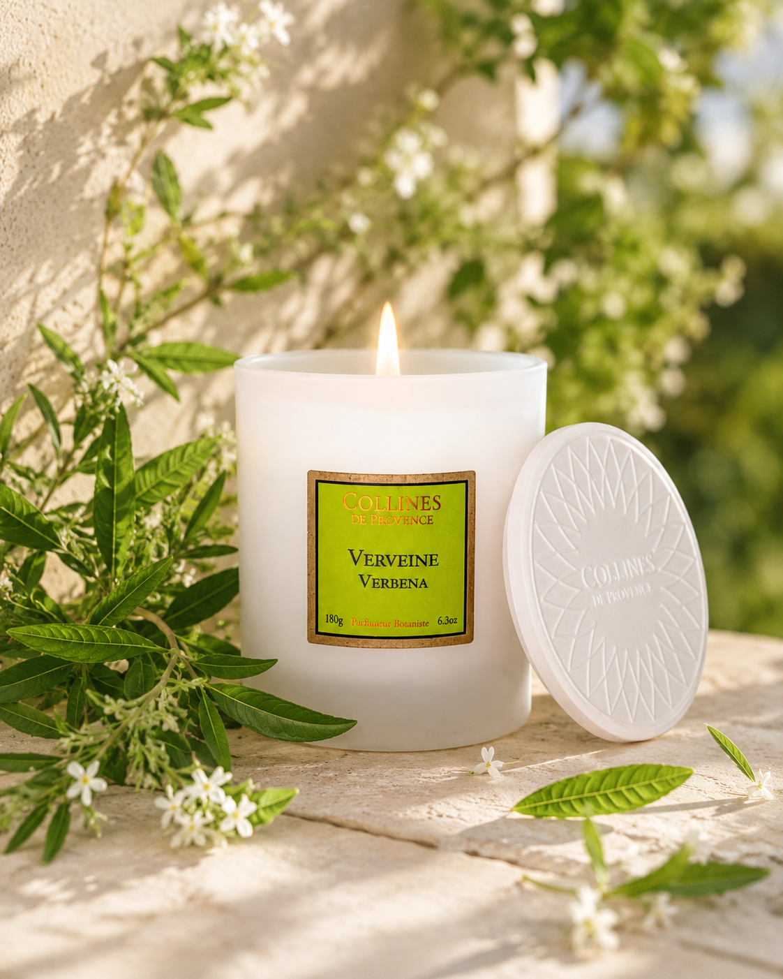 Bougie Parfumée Verveine Coulée à la main