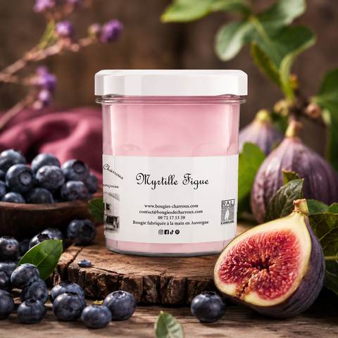Bougie parfumée MYRTILLE/FIGUE