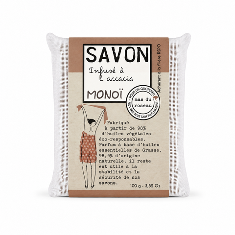 SAVONNETTE PARFUMEE COLOREE MONOI
