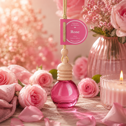 Diffusseur de parfum à suspendre Rose 10ml