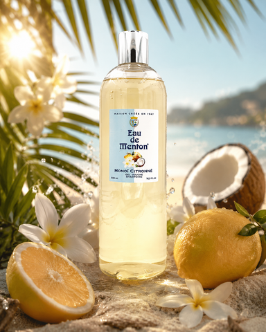 Eau de Menton Monoï Citronné – Gel Douche/Shampoing