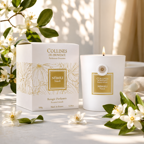 Bougie Parfumée Néroli Coulée à la main