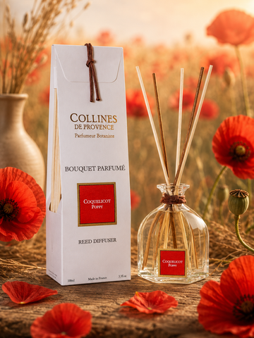 Diffuseur d’Ambiance à bâtonnets COQUELICOT
