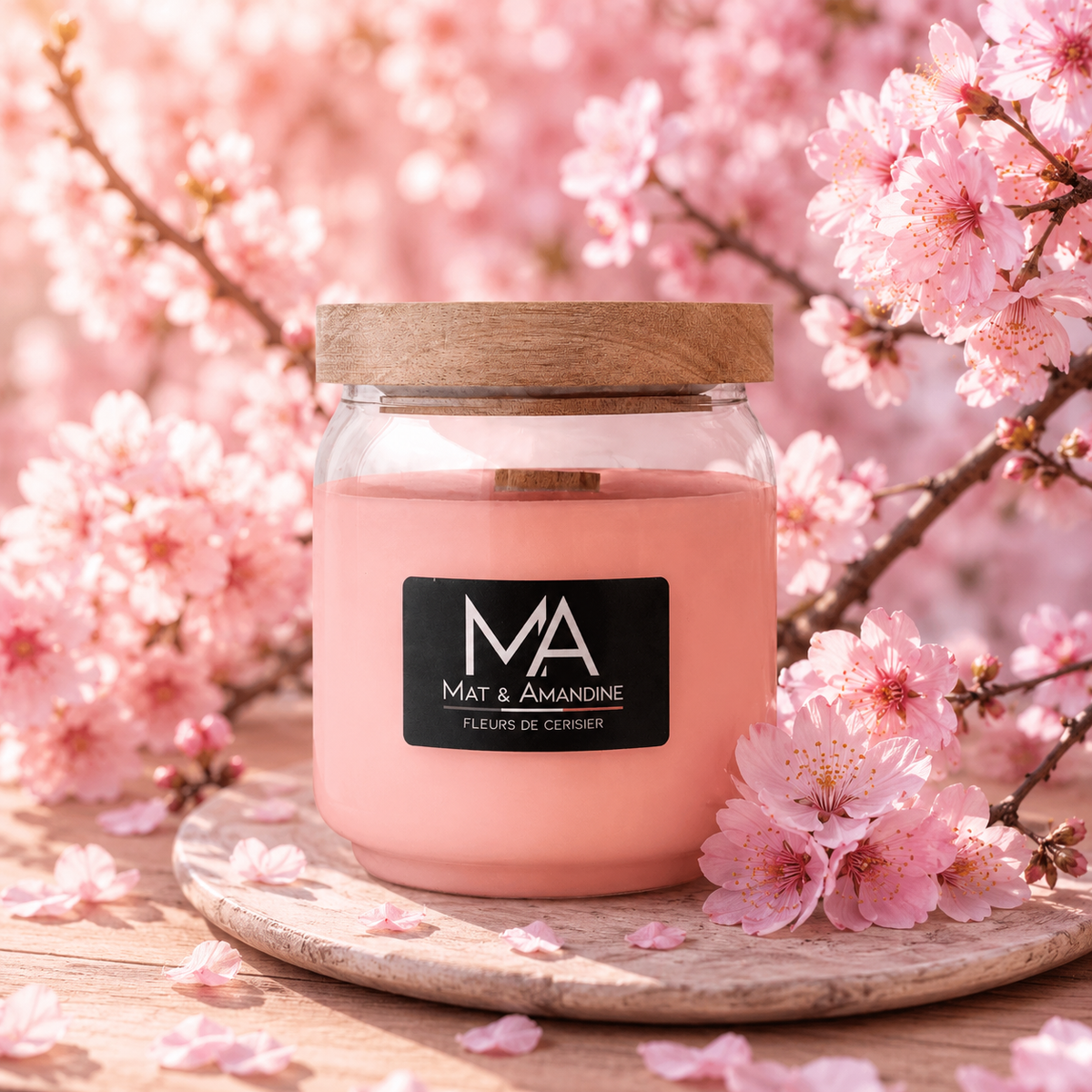 FLEURS DE CERISIER – MOYENNE JARRE