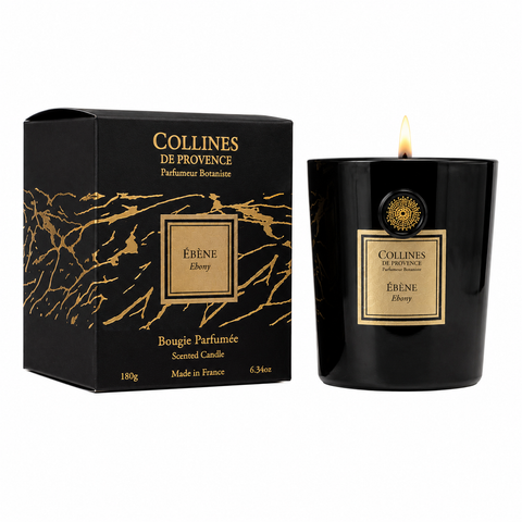 Bougie Parfumée Ebène Coulée à la main